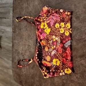 Forever 21 crop top velour